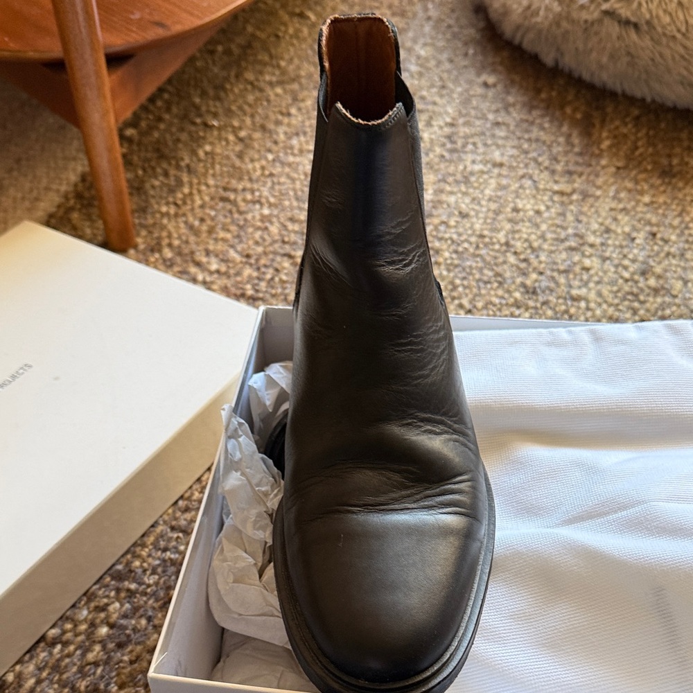 Common Projects Women's Chelsea Boot - black. Like new. Very popular boot.